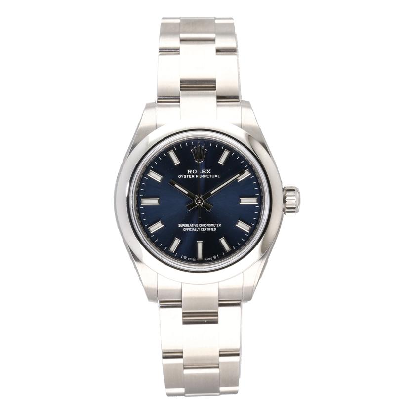 ROLEX ロレックス/オイスター・パーペチュアル28・ネイビー/ランダム番/276200//70W*****/SAランク/85