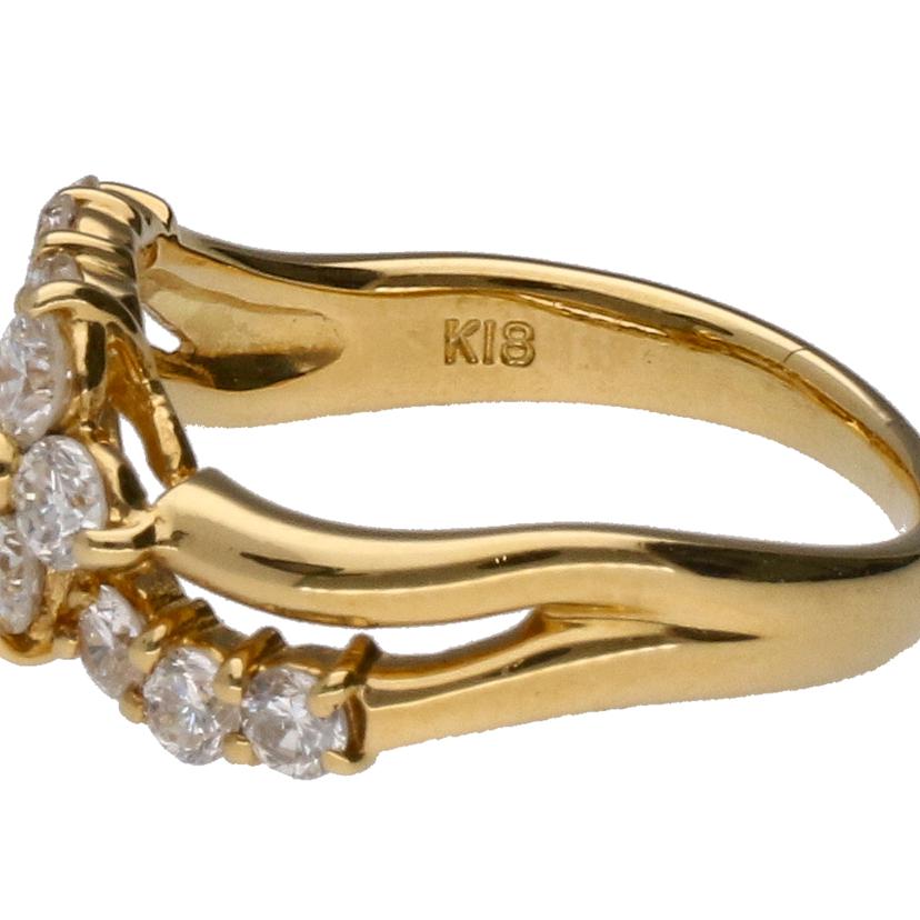 / K18ダイヤリング0.616ct//Aランク/19