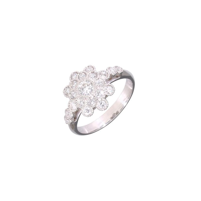 / Pt950ダイヤリング0.20/0.50ct//Aランク/19