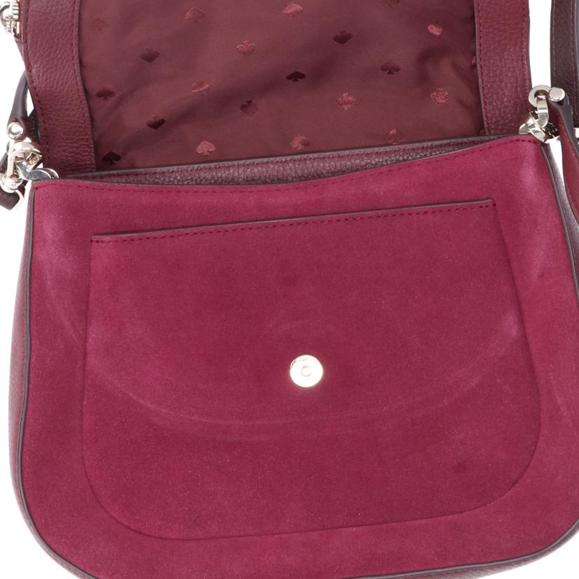 kate spade ケイトスペード/レイラスエードミディアムフラップショルダーバッグ/WKR00543//ABランク/09