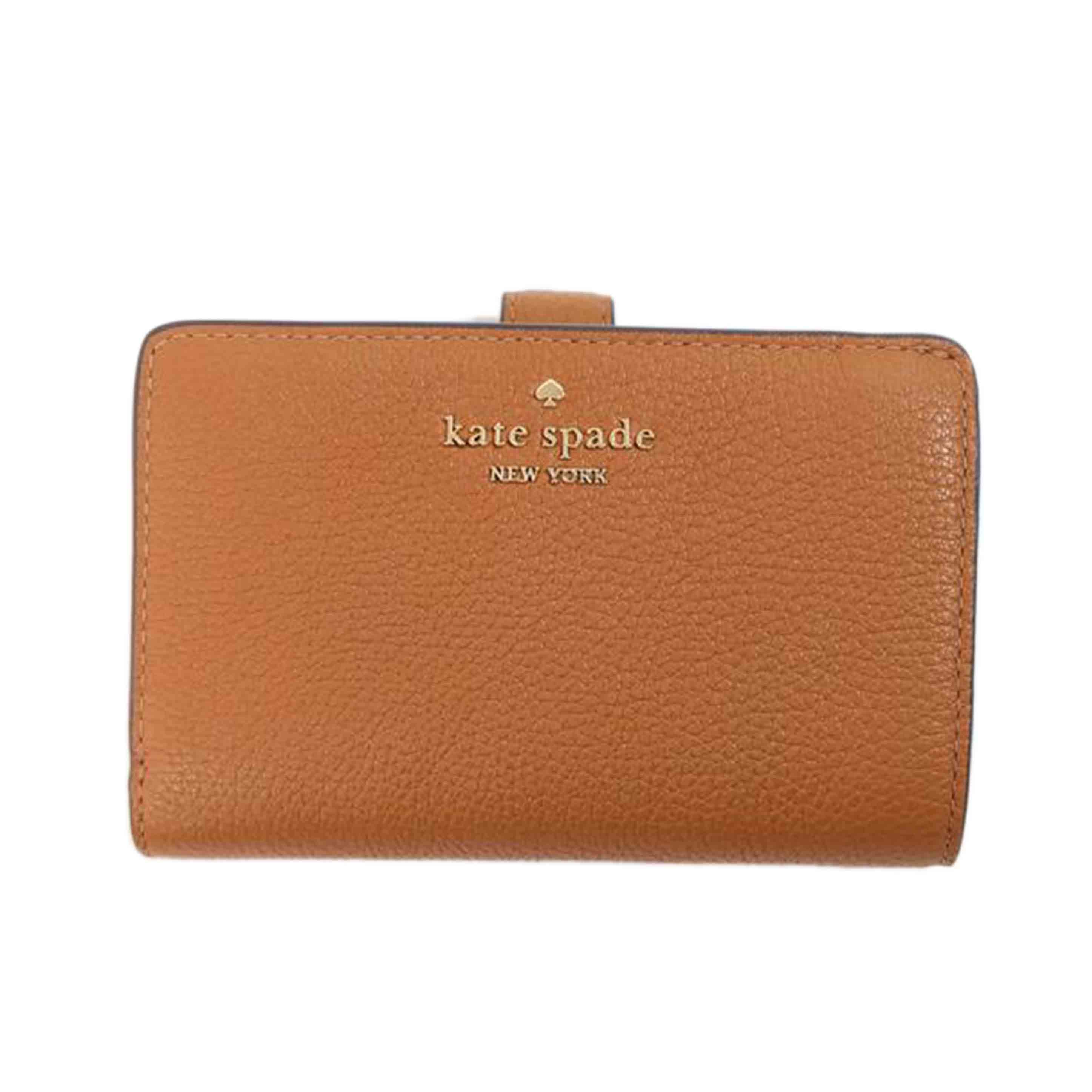 kate spade ケイトスペード/レザー二つ折財布/Aランク/71