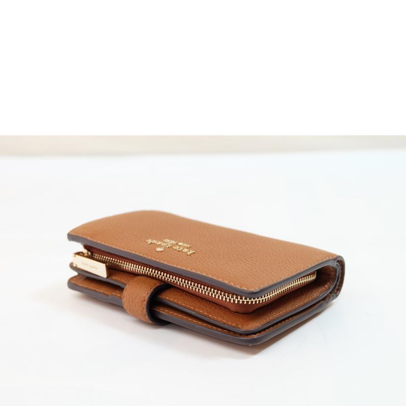 kate spade ケイトスペード/レザー二つ折財布/Aランク/71