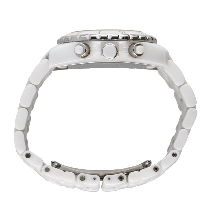 CHANEL シャネル/J12クロノグラフ・9Pダイヤ・ホワイト/メンズ/自動巻/H2009//X.C********/Aランク/75