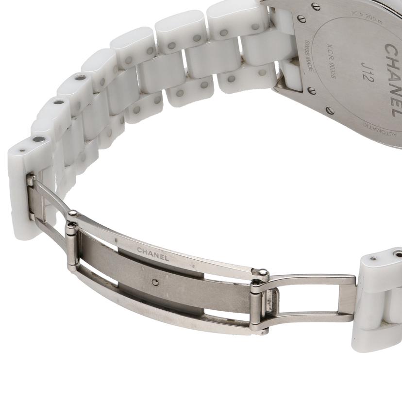 CHANEL シャネル/J12クロノグラフ・9Pダイヤ・ホワイト/メンズ/自動巻/H2009//X.C********/Aランク/75