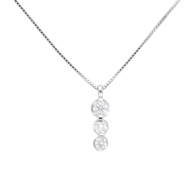 / PT900/850ダイヤネックレス0.50ct//Aランク/05