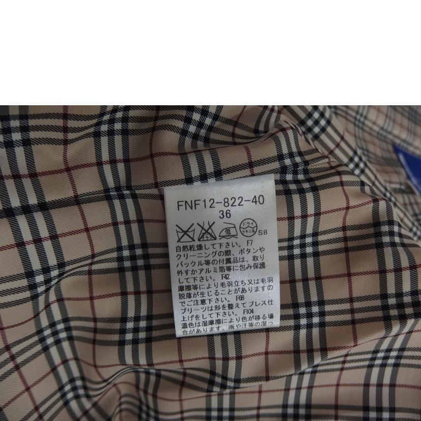 BURBERRY バーバリー/BLUE LABEL ウールコート/BE//Bランク/82