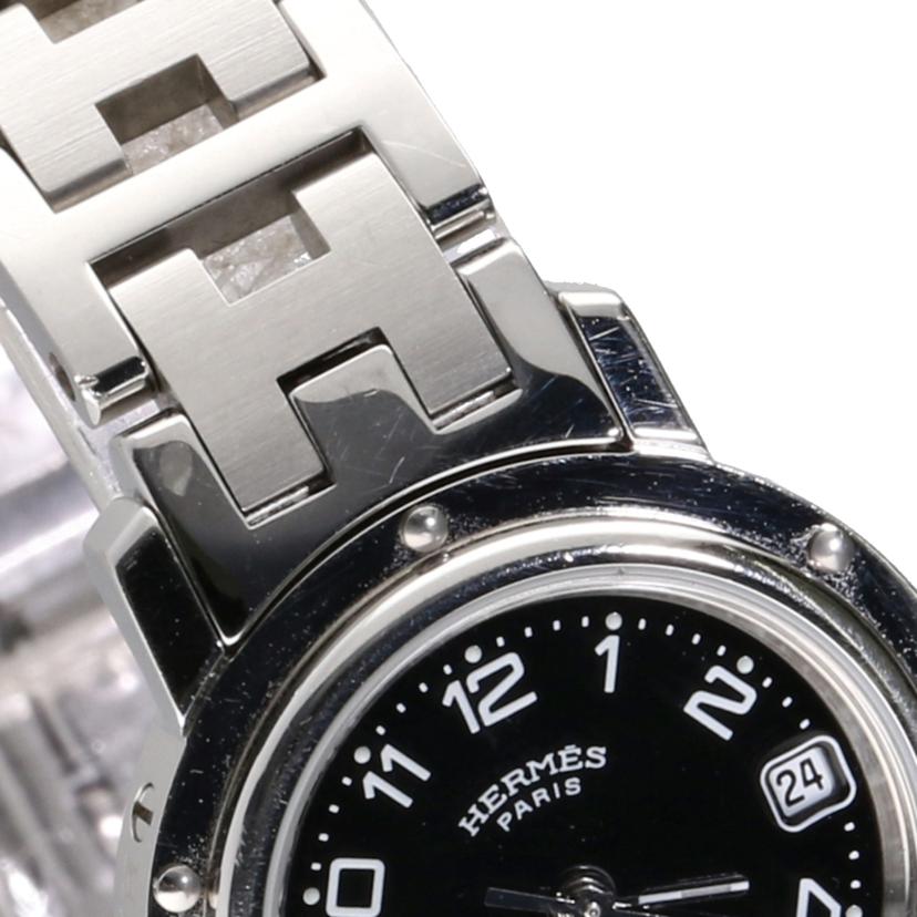 HERMES エルメス/クリッパー・ブラック/レディース/クオーツ/CL4.210//145****/ABランク/94