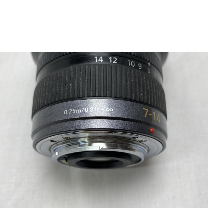 Panasonic パナソニック/超広角ズームレンズ/H-F007014//SN9JC001367/Bランク/52