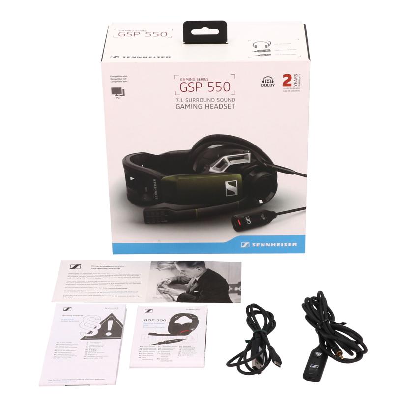 SENNHESER ゼンハイザー/ゲーミングヘッドセット/GSP 550//0498022120/Bランク/77