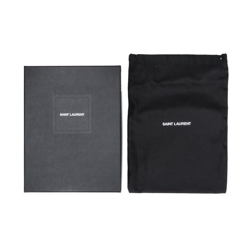 SAINT LAURENT サンローラン/サンローラン/ドローストリングレザーチェーンショルダー/640714//032*/ABランク/75