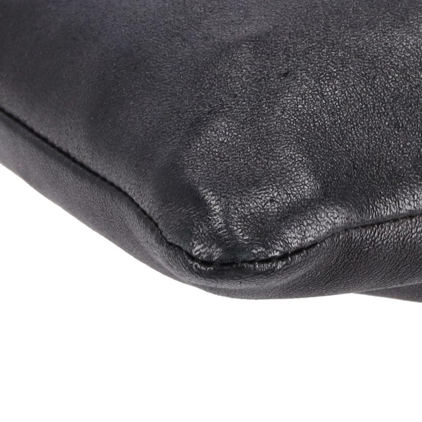 SAINT LAURENT サンローラン/サンローラン/ドローストリングレザーチェーンショルダー/640714//032*/ABランク/75