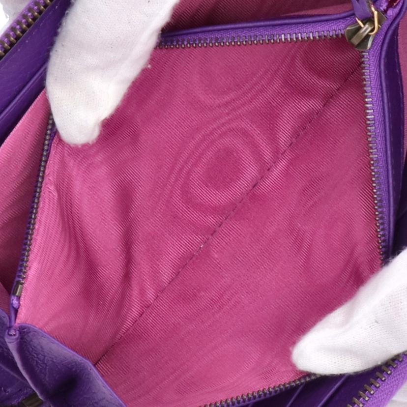 GUCCI グッチ/バンブージップラウンドウォレット/パープル/739499//114*/SAランク/91