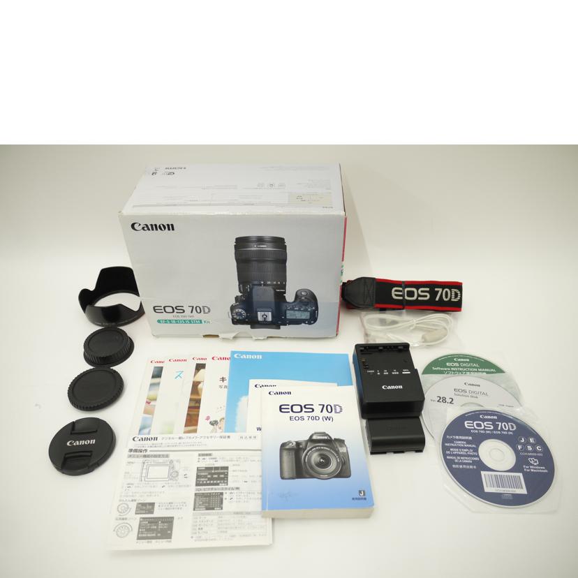 Canon キャノン/デジタル一眼レフ レンズキット/EOS 70D EF-S18-135 IS STM レンズキット//021021002148/ABランク/69