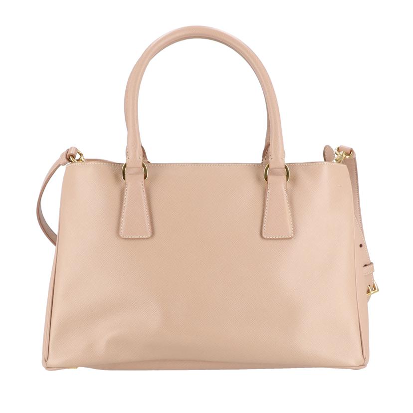 PRADA プラダ/ガレリアサフィアーノ2WAYトート/ピンクベージュGD金具/1BA874//7/9/ABランク/75