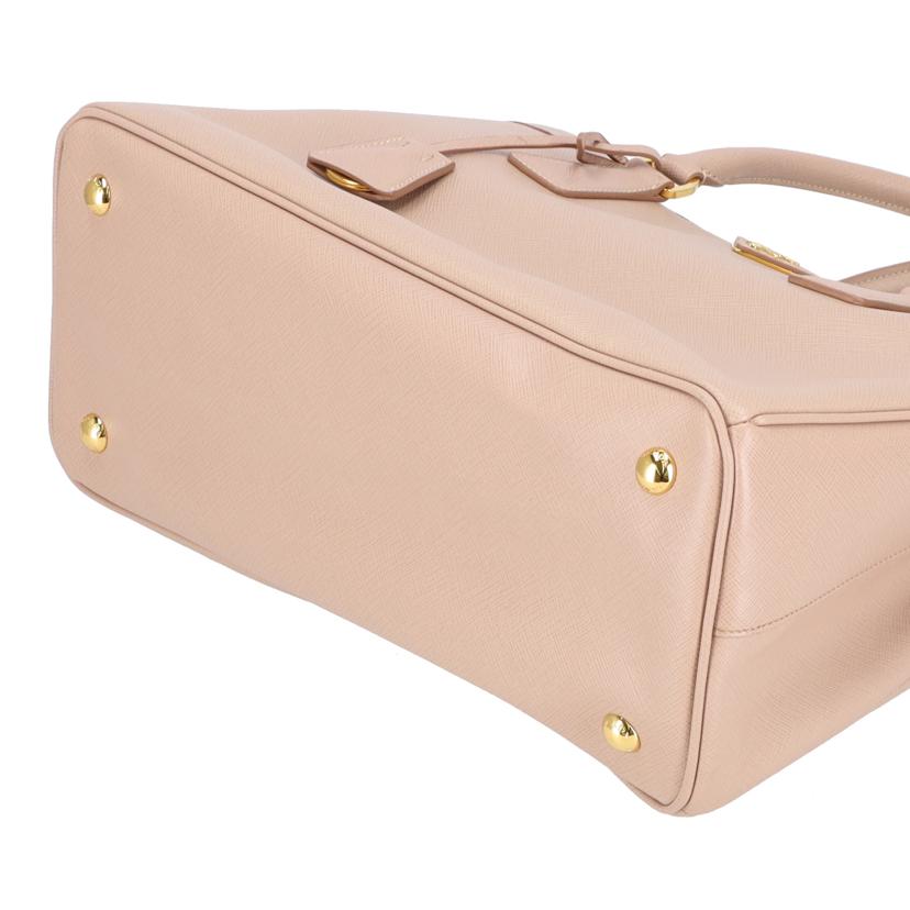 PRADA プラダ/ガレリアサフィアーノ2WAYトート/ピンクベージュGD金具/1BA874//7/9/ABランク/75