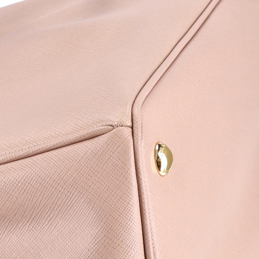 PRADA プラダ/ガレリアサフィアーノ2WAYトート/ピンクベージュGD金具/1BA874//7/9/ABランク/75