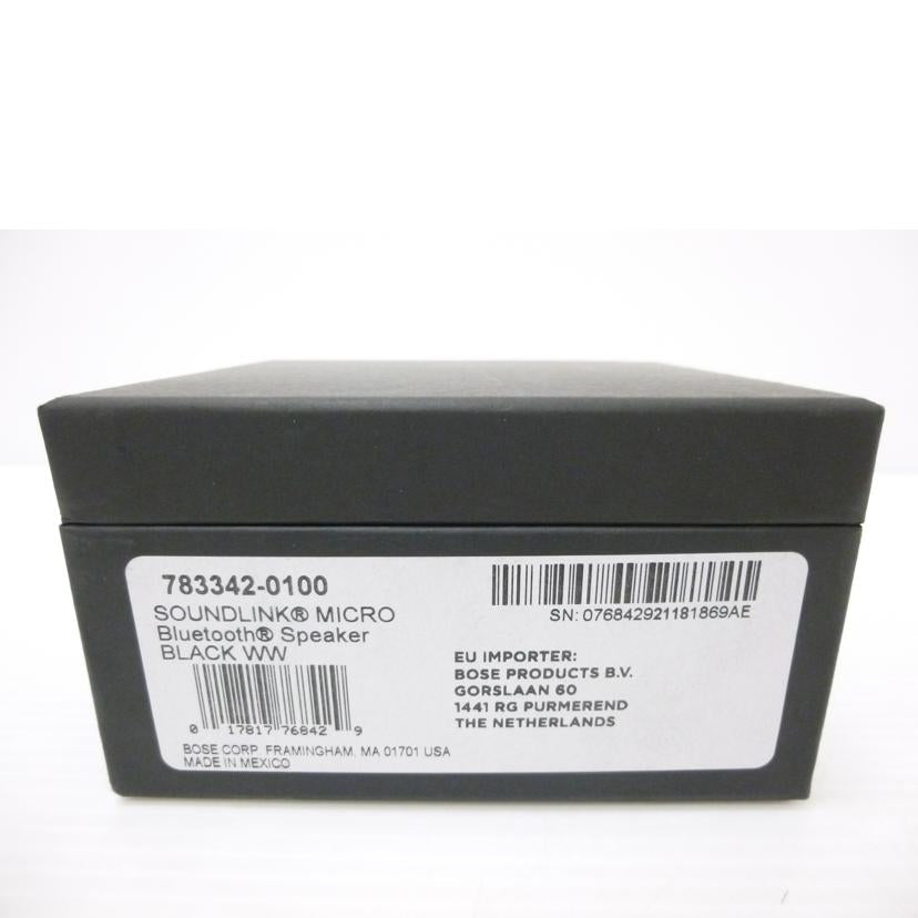 BOSE ボーズ/Mico Soundlinkスピーカー/783342-0100//076842921181869AE/ABランク/88