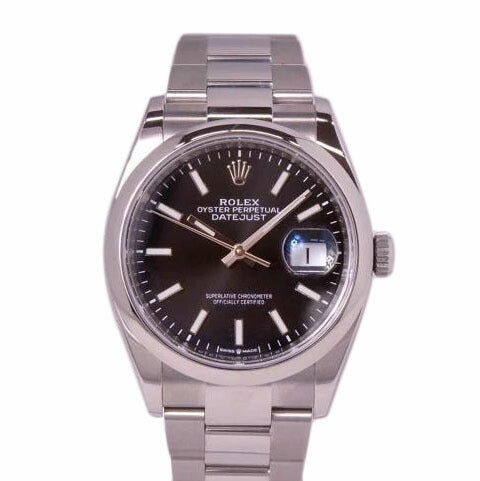 ROLEX ロレックス/デイトジャスト36・ブラック/ランダム番/126200//952*****/Aランク/76