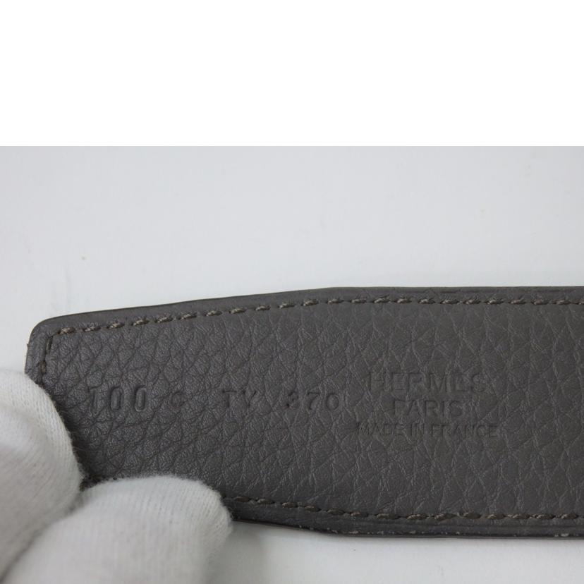 HERMES エルメス/コンスタンスH/Hロゴ/リバーシブルベルト/100cm/黒×ショコラ/ゴールド金具//C刻印/ABランク/84