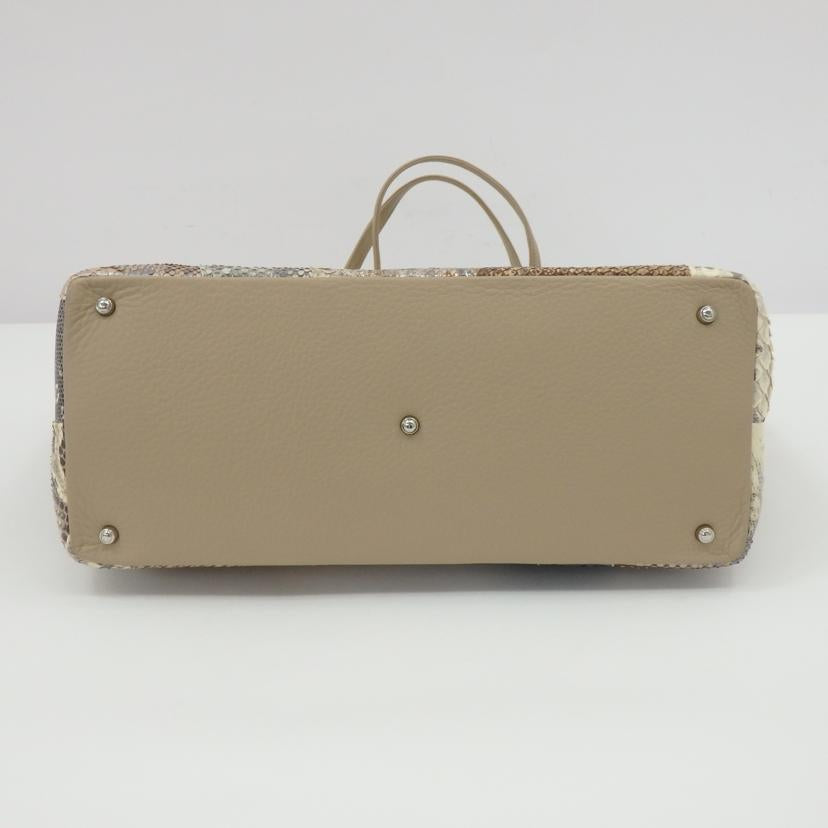 Precious プレシャス/プレシャス パイソントートバッグ//SAランク/77