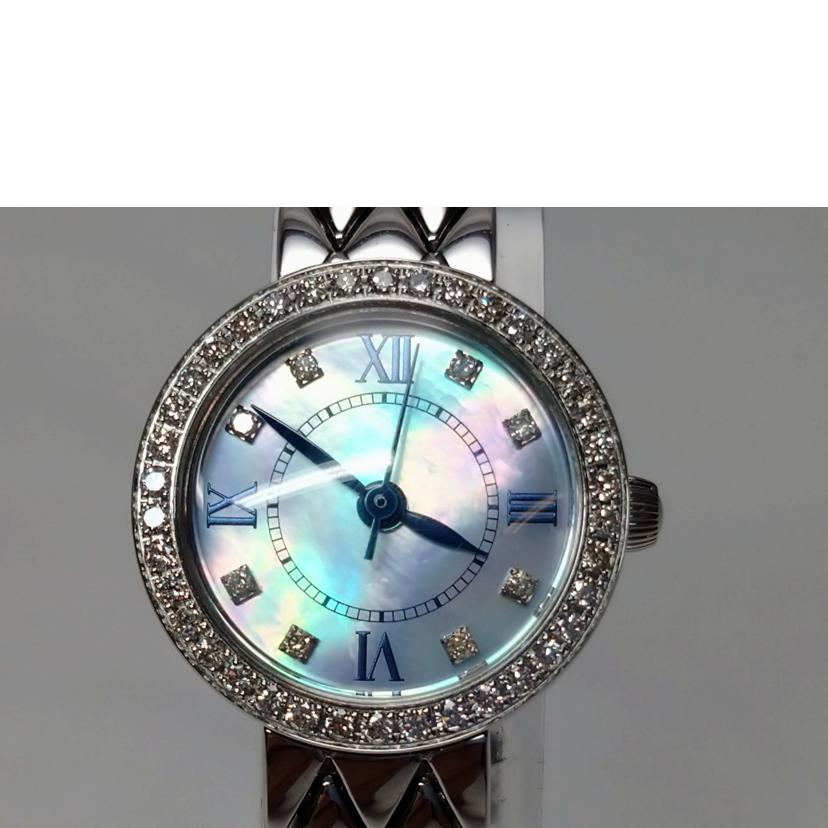 Lunage ルナージュ/ソーラー D0.5ct レディース シェル文字盤/AD-035//Aランク/52