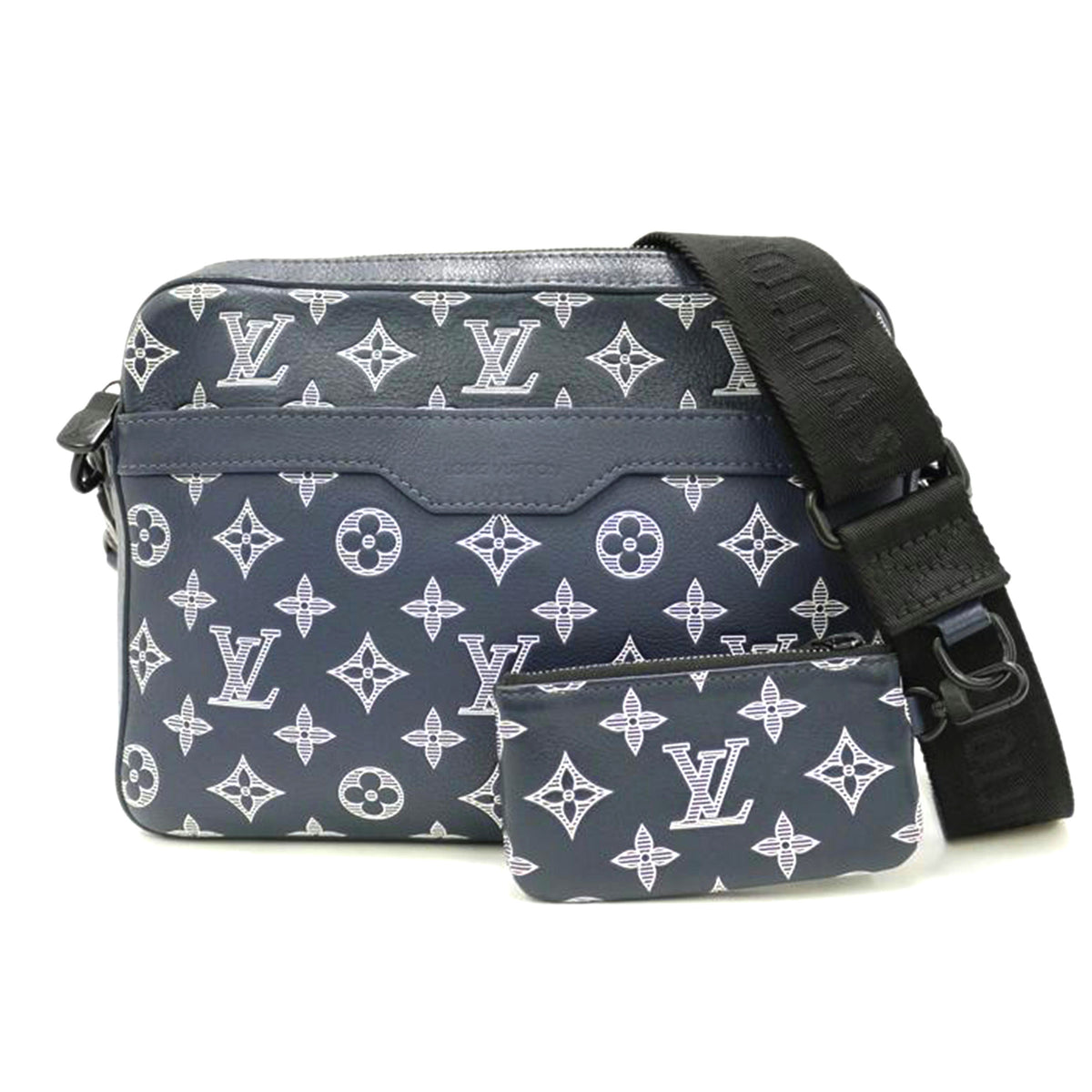 LOUIS VUITTON ルイヴィトン/トリオ・メッセンジャー/モノグラムシャドウ/ネイビー/M24753//RFI****/ABランク/69