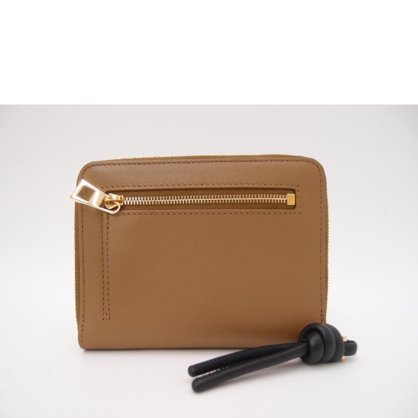 LOEWE/ラウンドファスナー二つ折り財布/ブラウン/CEM1CWZX0//042***/SAランク/69