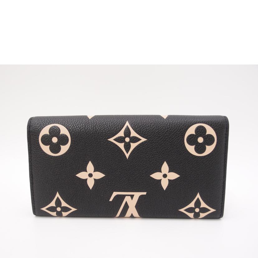 LOUIS VUITTON ルイ・ヴィトン/ポルトフォイユ・サラ/アンプラント/ノワール/M80496//CA0***/ABランク/69