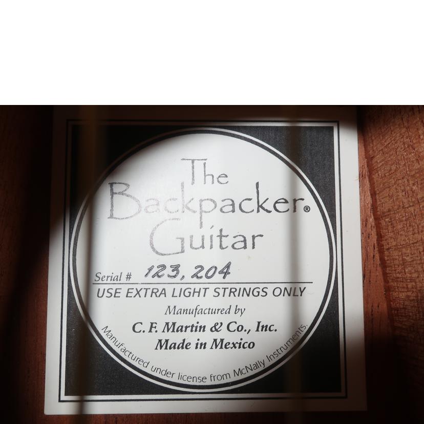 C.F.Martin マーティン/アコースティックギター バックパッカー トラベルギター/Backpacker//123204/Aランク/65