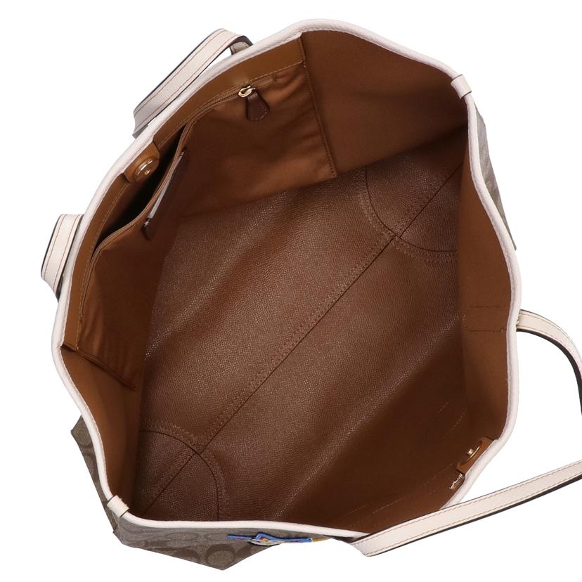 COACH コーチ/ピーナッツコラボスヌーピーワッペンシティトートバッグ/C4292//D21**/Aランク/09