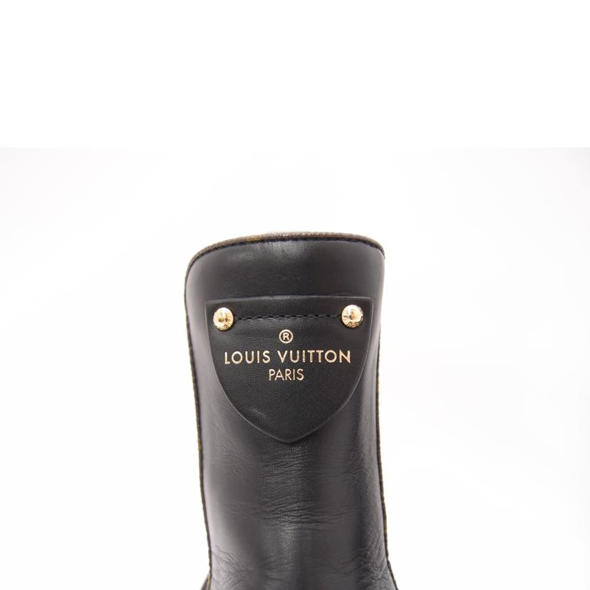LOUIS VUITTON ルイ・ヴィトン/ボブール・ラインアンクルブーツ/ブラック/約24cm/1A8947//MA0***/Aランク/69