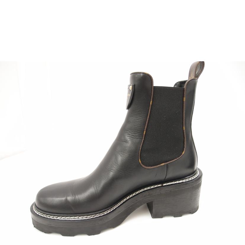 LOUIS VUITTON ルイ・ヴィトン/ボブール・ラインアンクルブーツ/ブラック/約24cm/1A8947//MA0***/Aランク/69