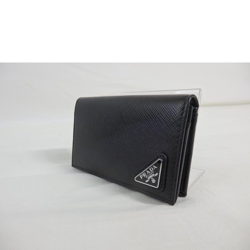 PRADA プラダ/トライアングルロゴ/サフィアーノ/カードケース//SAランク/84