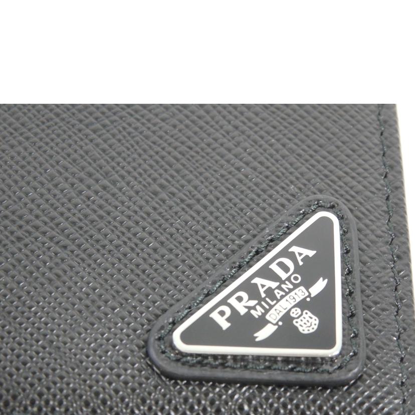 PRADA プラダ/トライアングルロゴ/サフィアーノ/カードケース//SAランク/84