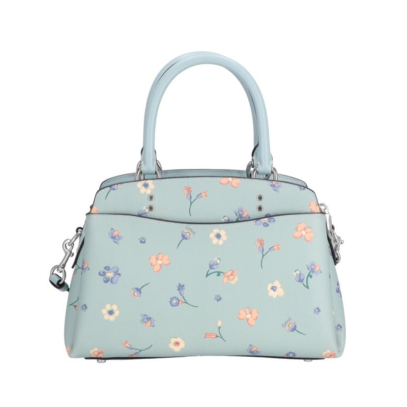 COACH コーチ/ブルーマルチマイフラワーミニリリーキャリーオール/C8216//A22**/Aランク/09