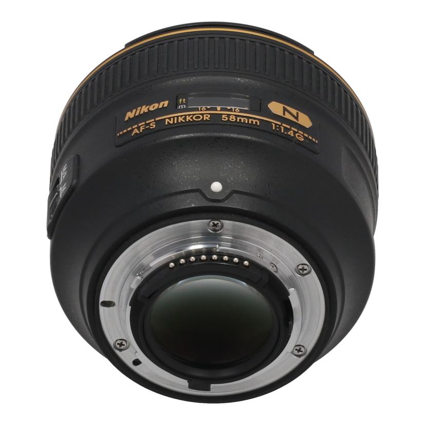 Nikon ニコン /交換レンズ/58mm/AF-S 58mm f1.4G//221880/Cランク/05