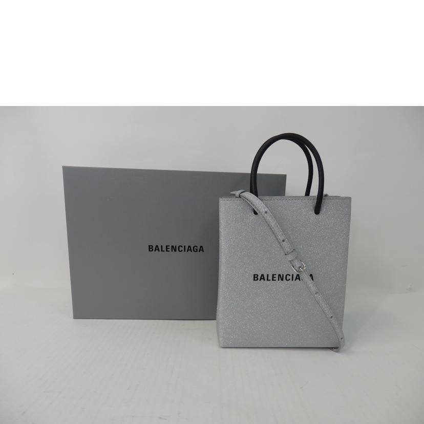 BALENCIAGA バレンシアガ/フォンフォルダー/ショルダーバッグ/メタリック/693805//Aランク/84