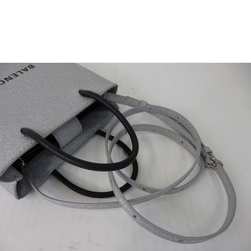 BALENCIAGA バレンシアガ/フォンフォルダー/ショルダーバッグ/メタリック/693805//Aランク/84