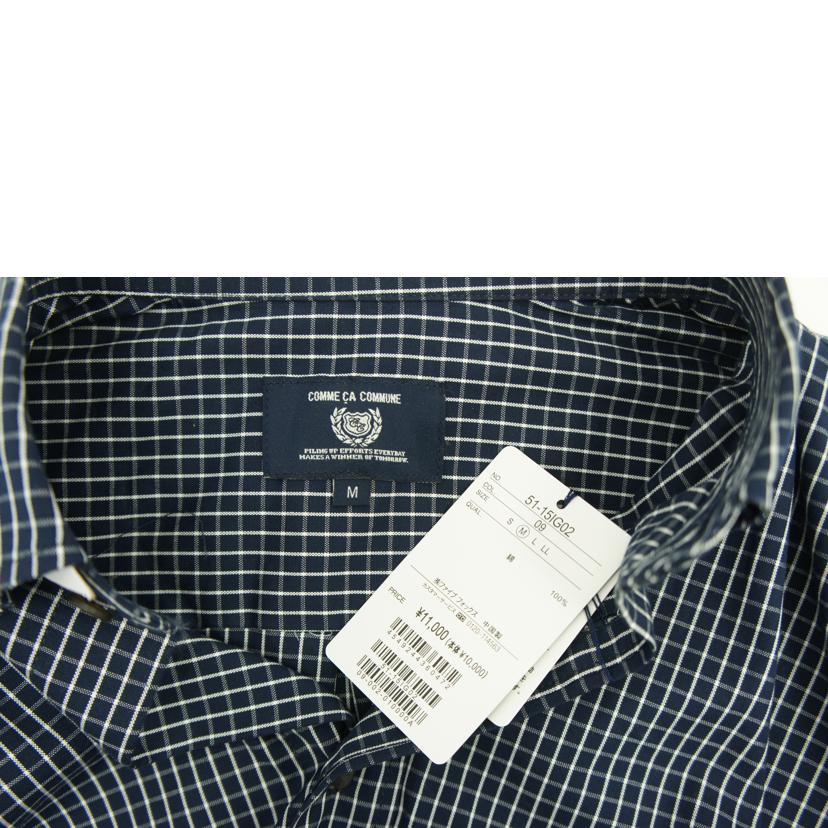 COMMECA COMMUNE コムサコミューン/タッターソールボタンシャツ/51-15IG02//SAランク/09