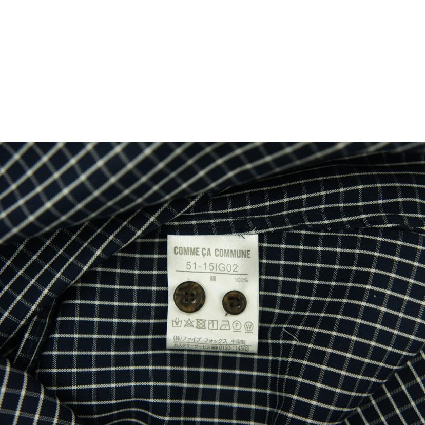 COMMECA COMMUNE コムサコミューン/タッターソールボタンシャツ/51-15IG02//SAランク/09