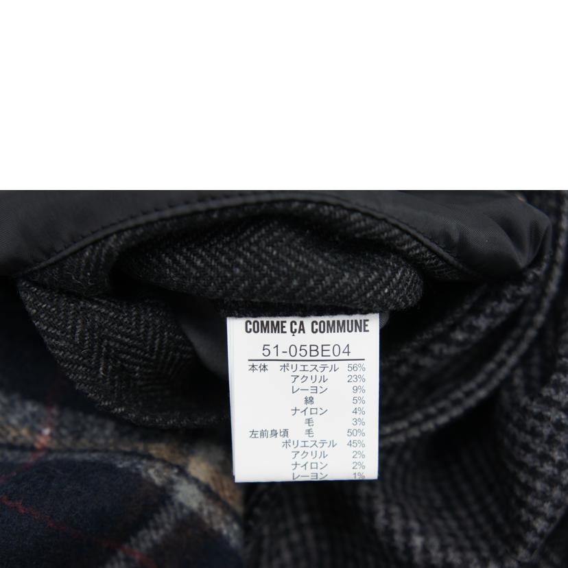 COMMECA COMMUNE コムサコミューン/ツイード切替コーチジャケット/51-05BE04//SAランク/09