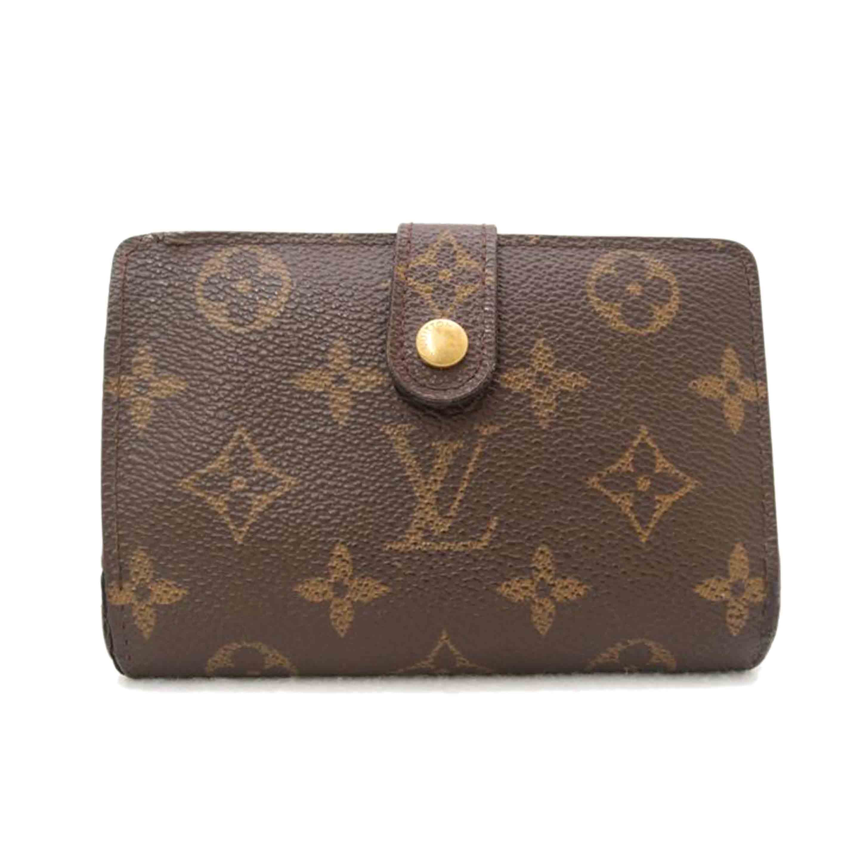 LOUIS VUITTON ルイ・ヴィトン ビトン がま口財布 ブラウン レディース メンズ/ポルトモネ・ビエヴィエノワ/モノグラム/M61663//CA0***/Bランク/69