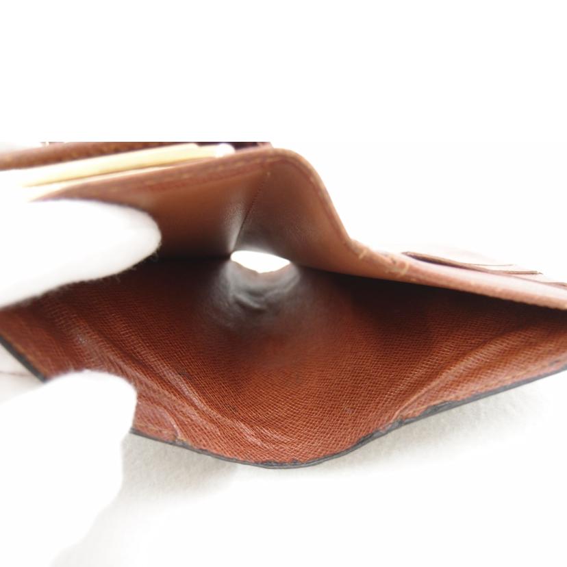 LOUIS VUITTON ルイ・ヴィトン ビトン がま口財布 ブラウン レディース メンズ/ポルトモネ・ビエヴィエノワ/モノグラム/M61663//CA0***/Bランク/69