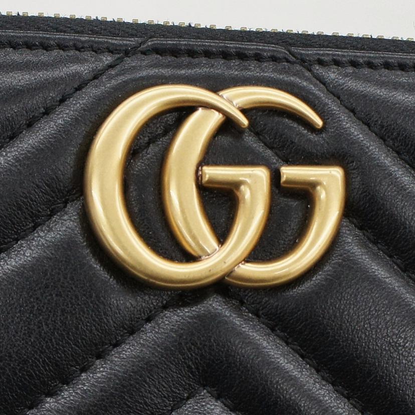 GUCCI グッチ/GGマーモント ラウンドファスナー/443123//Aランク/81