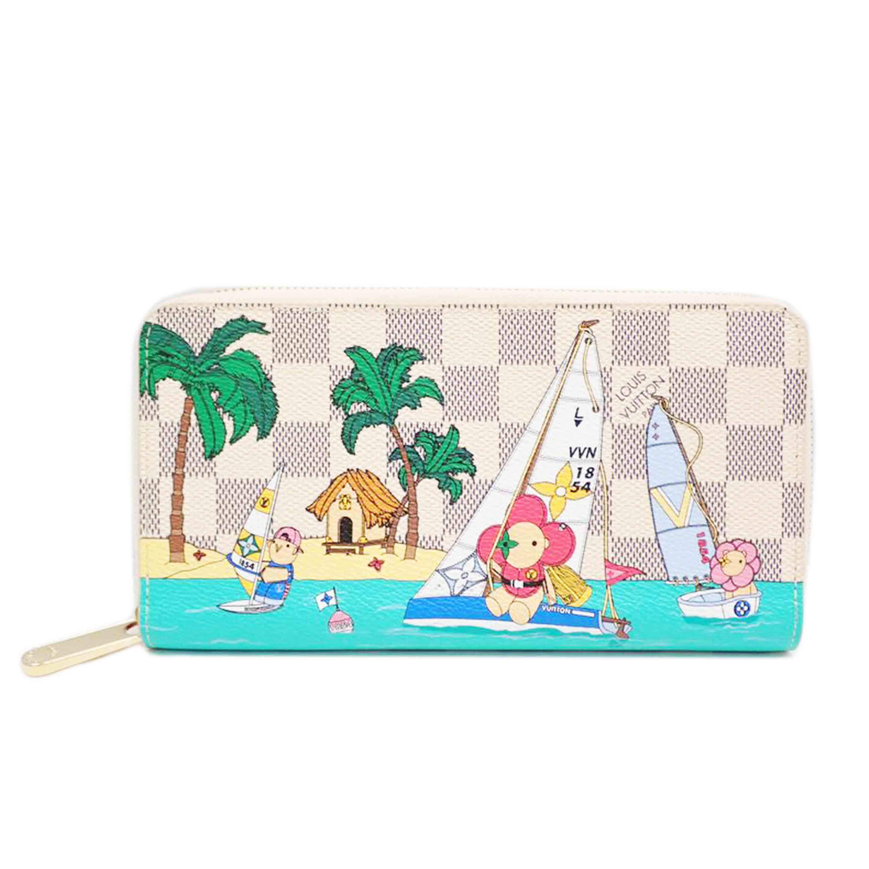 LV LV/ジッピーウォレット/アズール/ヴィエンヌ/N40507//ICタ**/ABランク/62