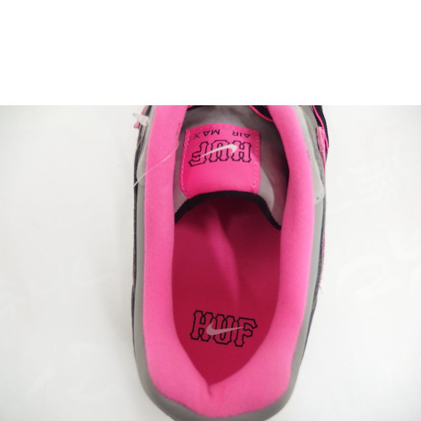 nike ナイキ/HUF × Nike Air Max 1 Anthracite/Pink Pow/HF3713-003//Aランク/82