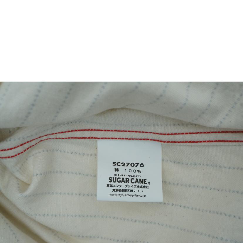 SUGAR CANE シュガーケーン/SUGAR CANE シャツ ウォバッシュストライプWH//ABランク/78