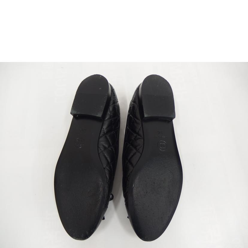 CHANEL シャネル/ココマーク マドラッセ バレリーナーシューズ/G26250//ABランク/82