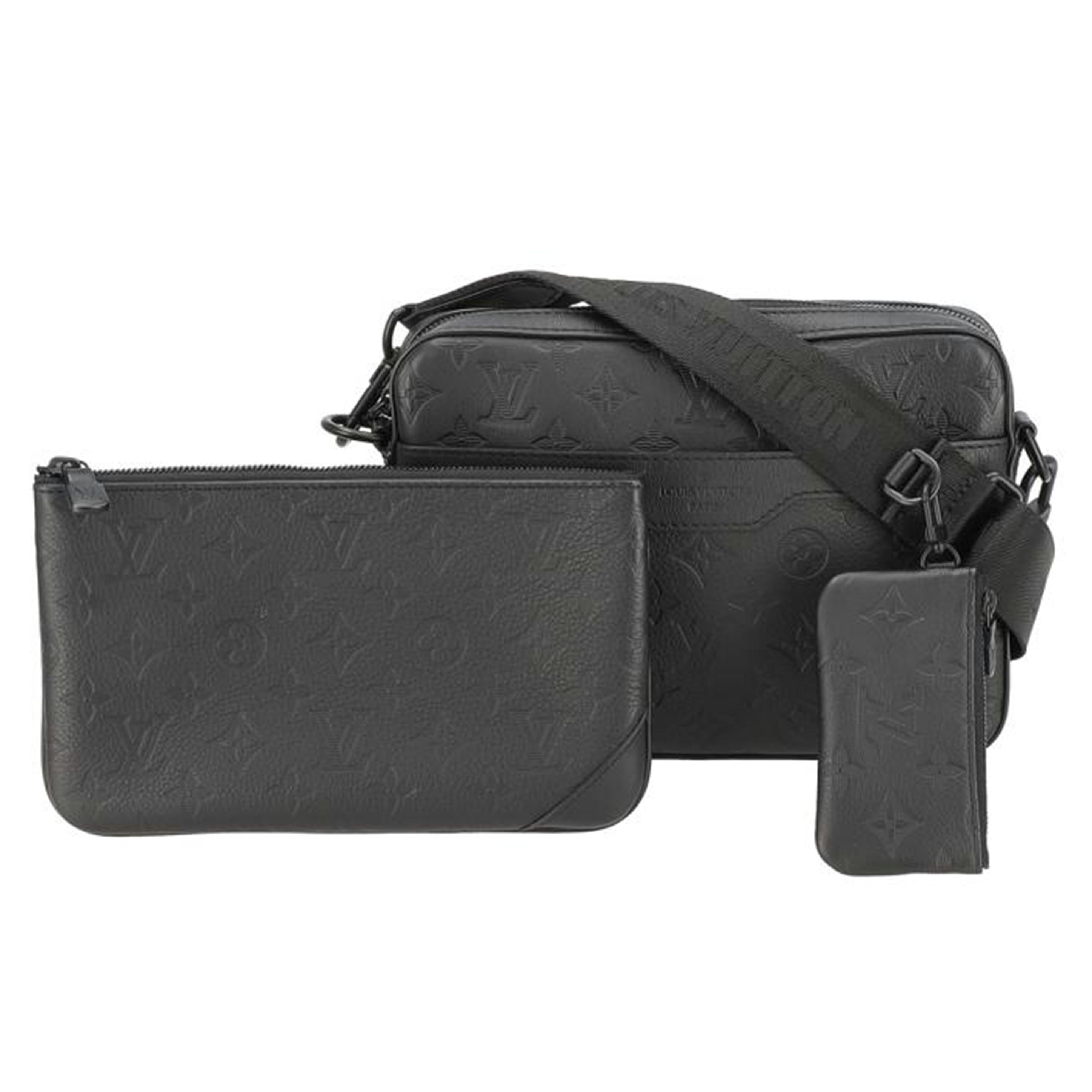 LOUIS VUITTON ルイヴィトン/トリオメッセンジャー/モノグラムシャドー/M46602//RFI*/SAランク/91