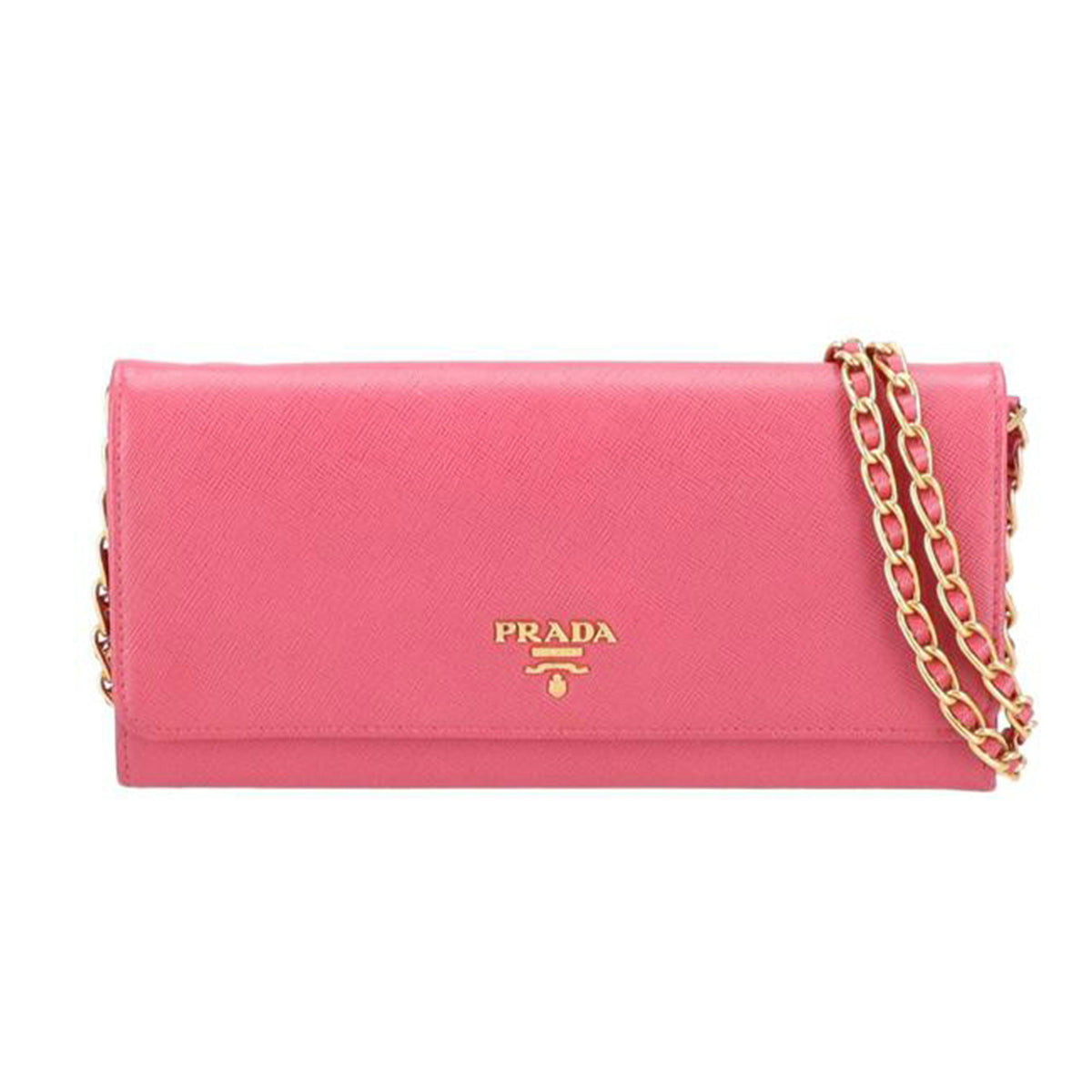 PRADA プラダ/サフィアーノチェーンウォレット/1MT290//224/ABランク/81
